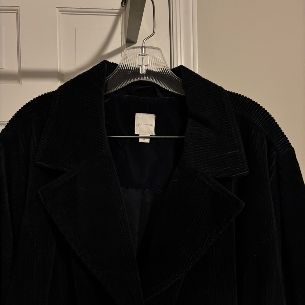 J. Jill Dark Blue Corduroy Blazer - Picture 4 of 7